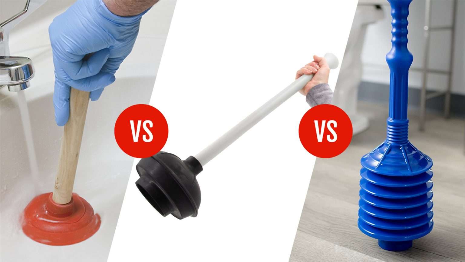 Which Plunger Should You Use? 3 Different Types Of Plungers Compared