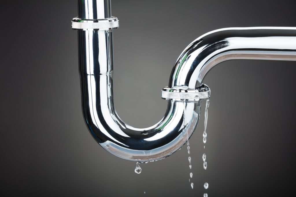 leaky plumbing pipe