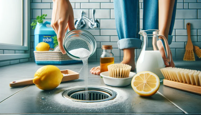 clearing drain naturally